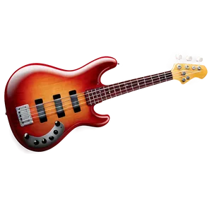 Funky Bass Guitar Png Lkt63 PNG Image