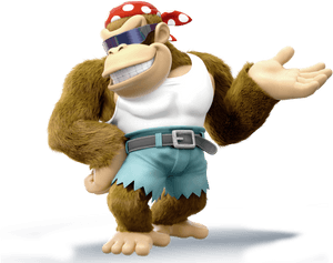 Funky Kong Smash4 Styled Render By Machriderz-d7ri2t4 - Funky Kong, HD Png Download PNG image with transparent background