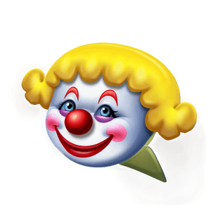 Funny Clown Emoji PNG  bcy PNG image with transparent background