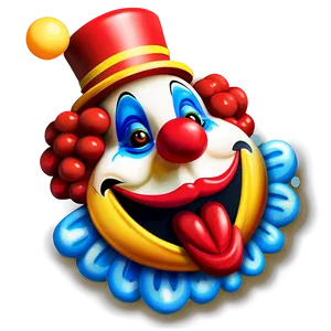 Funny Clown Emoji Png Pdr21 PNG Image