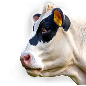 Funny Cow Face Cartoon Png Yes PNG Image