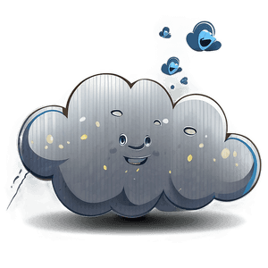 Funny Fart Cloud Illustration PNG dmd7 PNG