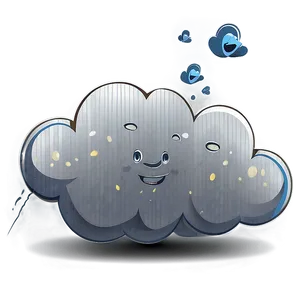 Funny Fart Cloud Illustration Png Dmd7 PNG Image