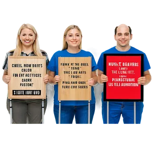 Funny Picket Sign Png 16 PNG Image