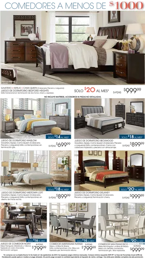 Furniture Advertisement Bedroom Dining Sets PNG Image