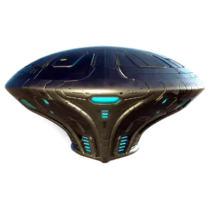 Futuristic Alien Vessel Png Hpf PNG Image