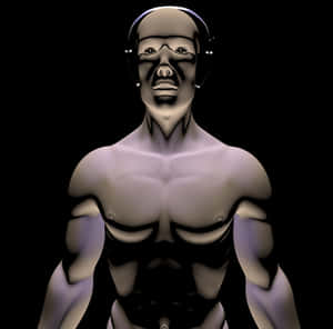 Futuristic Android Mannequin PNG image with transparent background