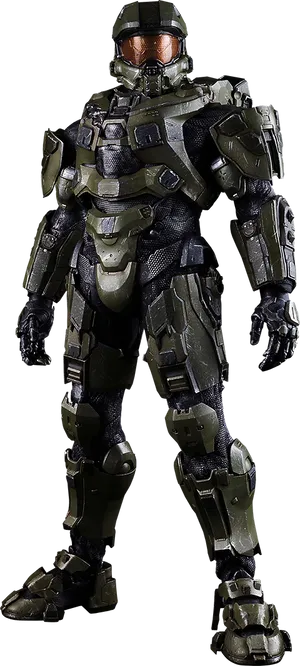 Futuristic_ Armored_ Soldier_ Figure PNG Image