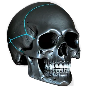 Futuristic Black Skull Png 42 PNG Image