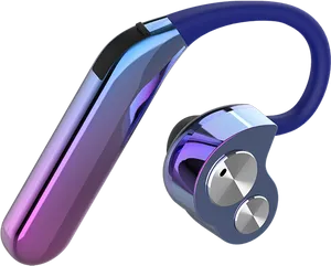 Futuristic Bluetooth Earbud PNG Image