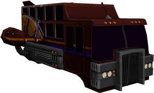 Futuristic Bus Design PNG image with transparent background