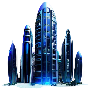 Futuristic Chaos City Png 06242024 PNG Image