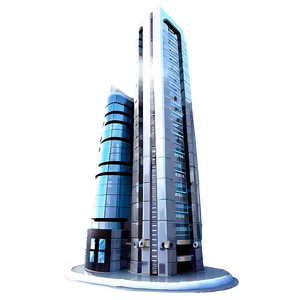 Futuristic City Building Png Ygt PNG Image