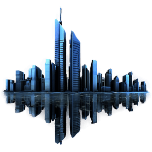 Futuristic Cityscape Visualization PNG 06202024 PNG