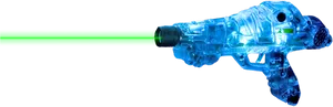 Futuristic Laser Gun Illustration PNG Image