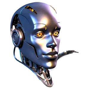 Futuristic Robot Head Png 06212024 PNG Image