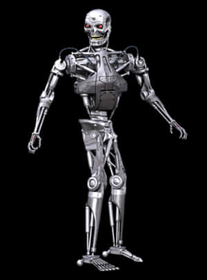 Futuristic Robot Model PNG image with transparent background