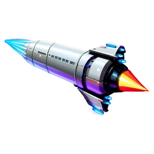 Futuristic Rocketship Png Cvr96 PNG Image