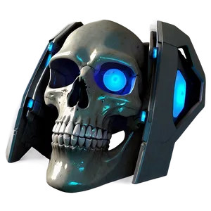 Futuristic Skull Face Visual Png Ssw PNG Image