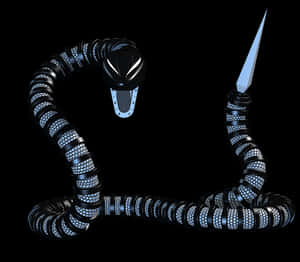 Futuristic_ Snake_ Robot_ Artwork PNG image with transparent background