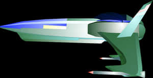 Futuristic Spacecraft Concept PNG with transparent background
