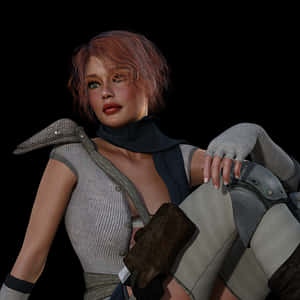 Futuristic Warrior Portrait PNG image with transparent background