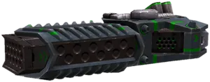 Futuristic Weapon Design Thunder PNG Image