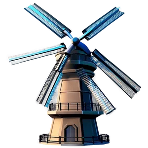 Futuristic Windmill Concept Png Ufu PNG Image