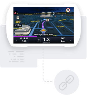 G P S Navigation Display3 D Map View PNG image with transparent background