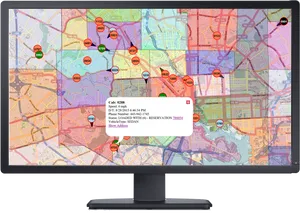 G P S Tracking Mapon Monitor PNG Image