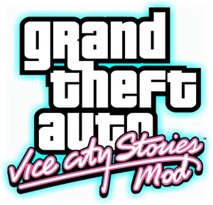 G T A Vice City Stories Mod Logo PNG Image