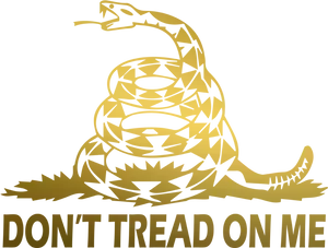 Gadsden_ Flag_ Design PNG Image