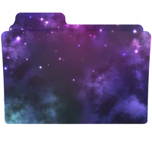 Galactic Folder Icon PNG Image