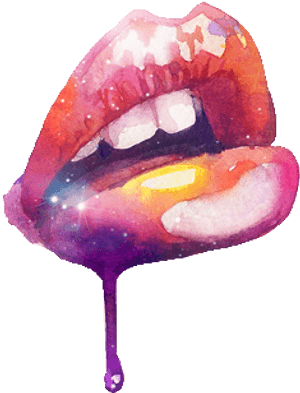 Galactic_ Gloss_ Lips_ Artwork PNG image with transparent background