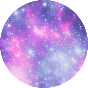 Galactic_ Nebula_ Circle_ Background.png PNG Image