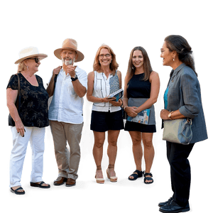 Gallery Opening Guests PNG nmm PNG with transparent background