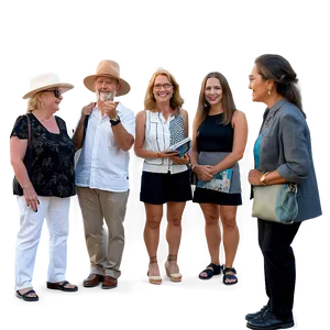 Gallery Opening Guests Png Nmm PNG Image