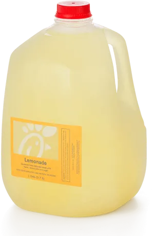 Gallonof Lemonade Container PNG Image