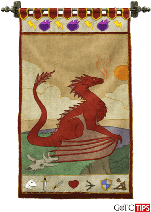 Game Of Throne Conquest Dragon Graphics Tapestry - Game Of Thrones Conquest Dragon Art, HD Png Download PNG image with transparent background