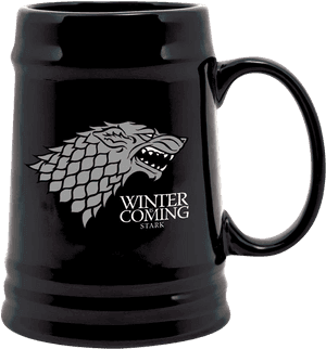 Game Of Thrones Stark Sigil Ceramic Stein - Beer Cup Game Of Thrones, HD Png Download PNG image with transparent background