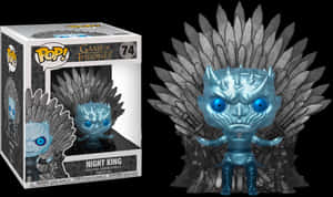 Game Of Thrones - Funko Pop Night King Metallic, HD Png Download PNG image with transparent background