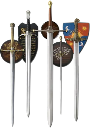 Gameof Thrones Swordsand Shields PNG Image