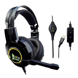 Gaming Headset With Vibrations Png Qrn91 PNG Image