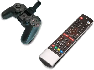 Gaming Joystickand T V Remote PNG Image