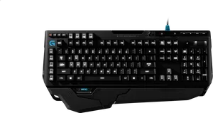 Gaming Keyboard Profile View PNG Image