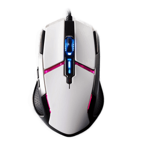 Gaming Mouse with Magnetic Side Panels PNG 06122024 PNG with transparent background