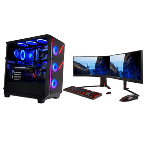 Gaming PC Setup PNG 05062024 PNG image with transparent background
