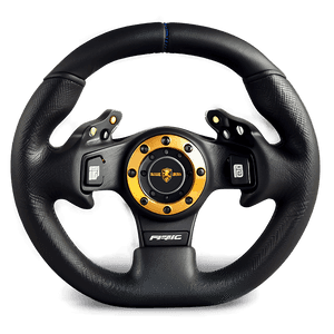 Gaming Steering Wheel Setup PNG 05252024 PNG image with transparent background