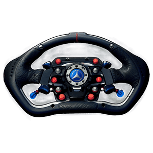 Gaming Steering Wheel Setup PNG acn45 PNG image with transparent background