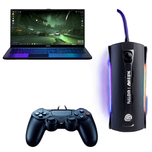 Gaming Streamer Setup PNG 06112024 PNG with transparent background